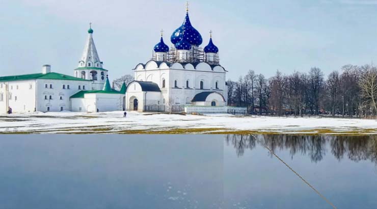 Суздальский кремль зимой
